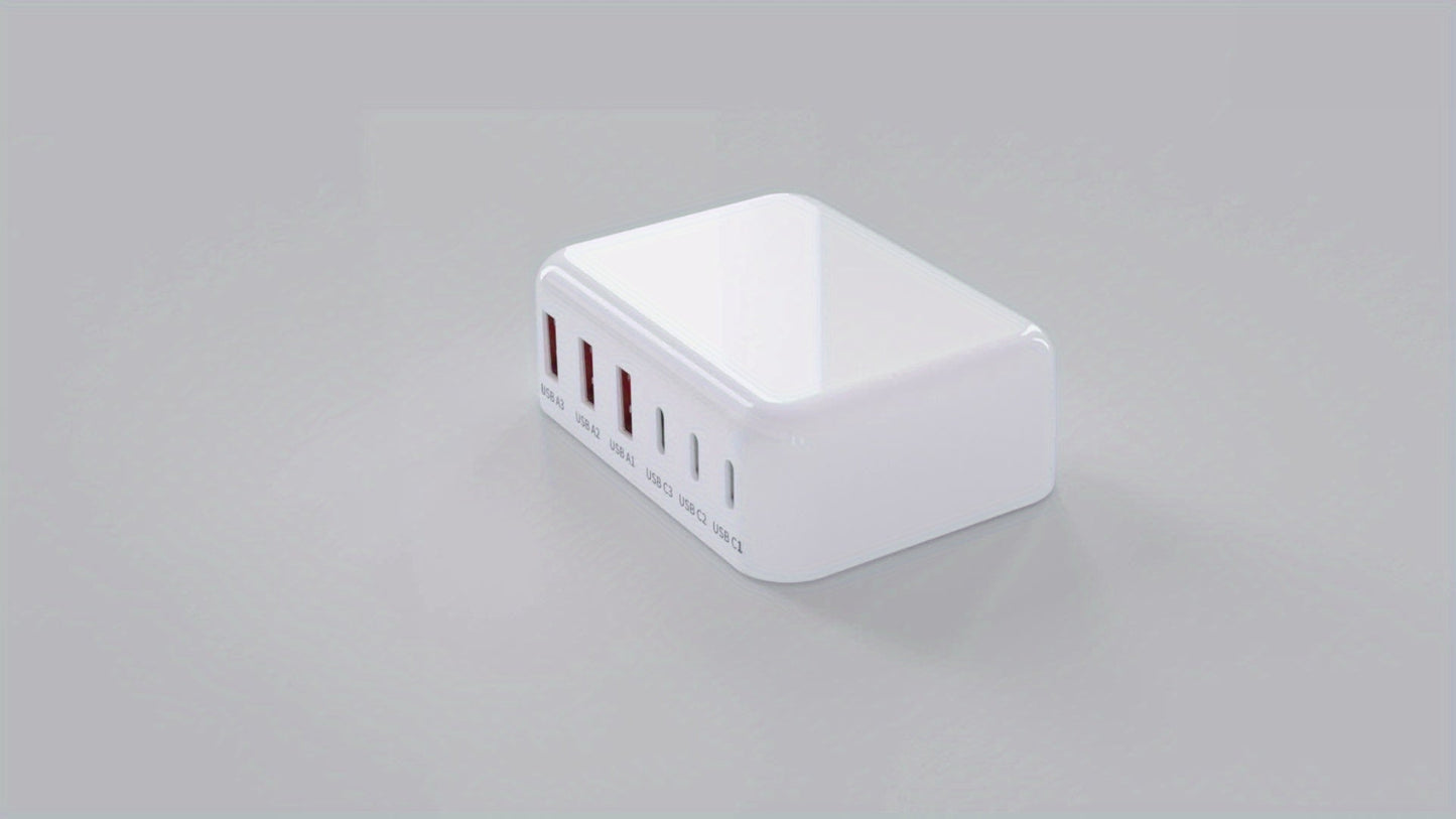 6-Port Usb-C Fast Charger